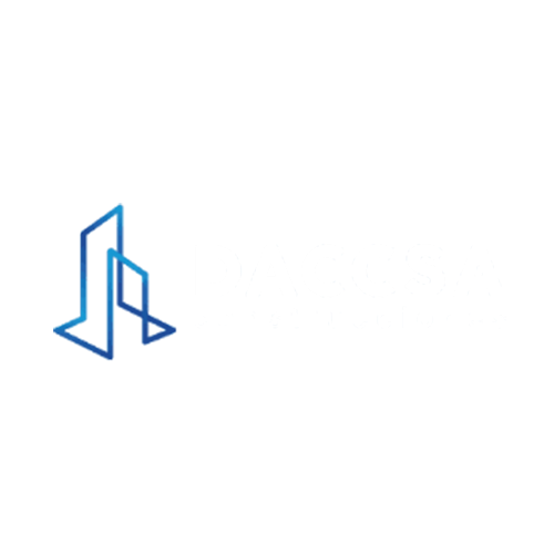 Logotipo de Daccsa, empresa mexicana especializada en construcción y desarrollo de infraestructura habitacional e industrial